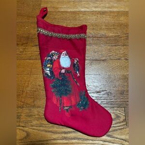 Vintage Old World Santa Christmas Stocking (TLC Rennoc)